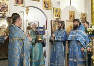 Епископ Мстислав совершил Божественную Литургию в Кировске - 20.02.2022
